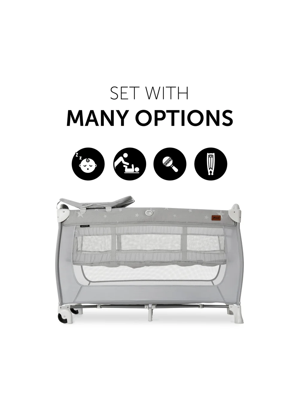 Hauck Stars Sleep N Play Center Travel Cot - No Size Image 3
