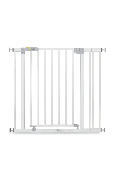 Hauck White Open N Stop Safety Gate (+ 9cm Extension) - One Size Image 1