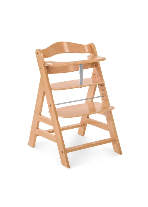 Hauck Natural Alpha+ Wooden Highchair - No Size Image 1
