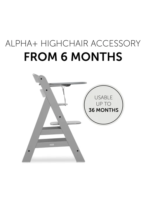 Hauck Grey Alpha Click Tray - No Size Image 5
