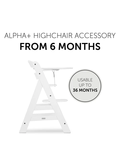 Hauck White Alpha Click Tray - No Size Image 5