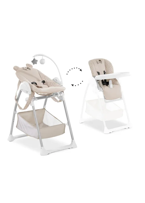 Hauck Winnie the Pooh Beige Sit N Relax Highchair - No Size Image 1