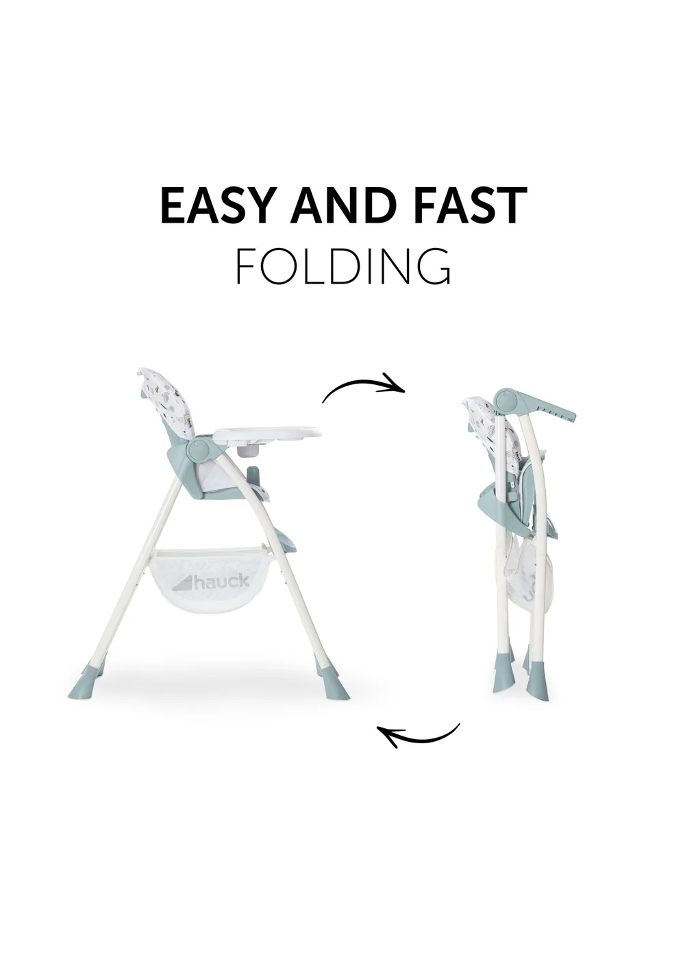 Hauck Space Sit N Fold Highchair - No Size Image 3
