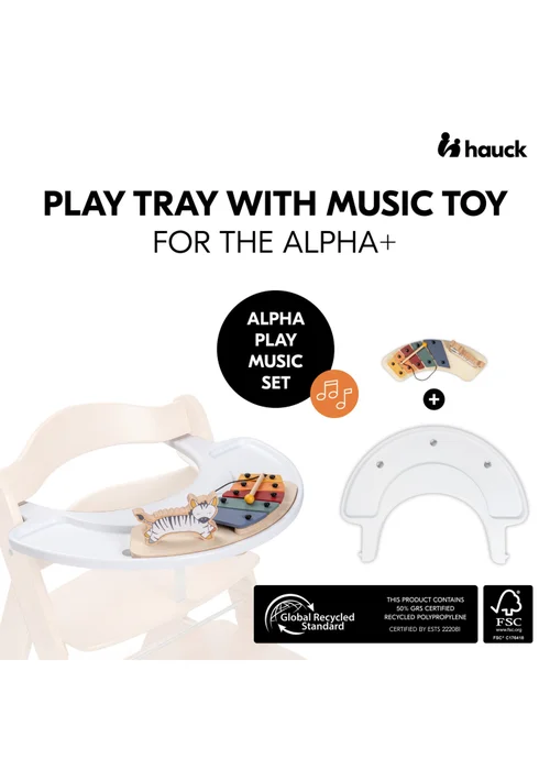 Hauck Zebra Alpha Play Music Set - One Size Image 2
