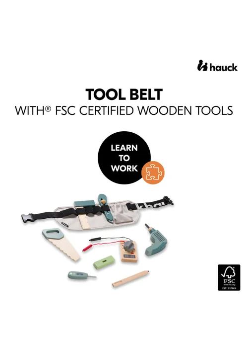 Hauck Learn to Work Wooden Playset - One Size Image 2