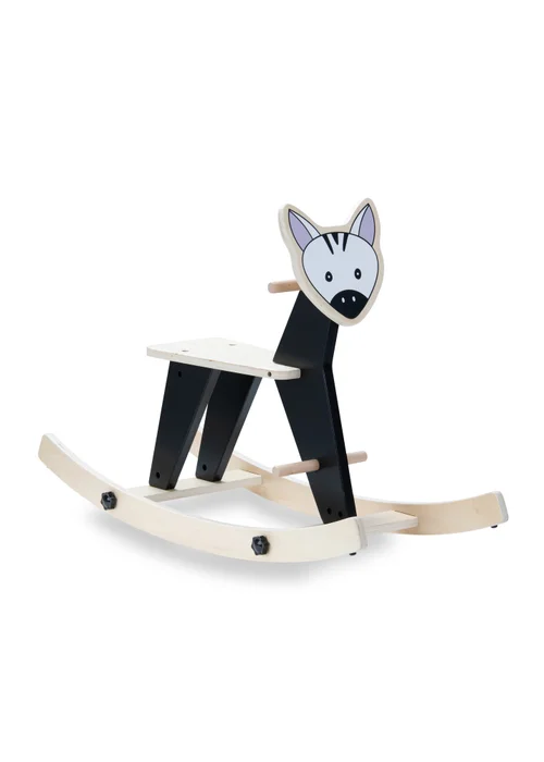 Hauck Zebra Rock N Swing Wooden Rocker - No Size Image 1