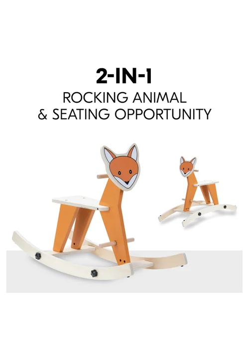 Hauck Fox Rock N Swing Wooden Rocker - No Size Image 3