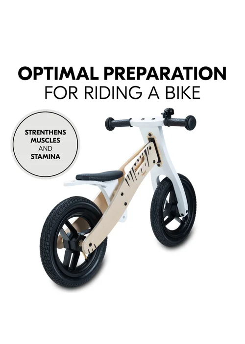 Hauck Zebra Wooden Balance N Ride Balance Bike - No Size Image 3