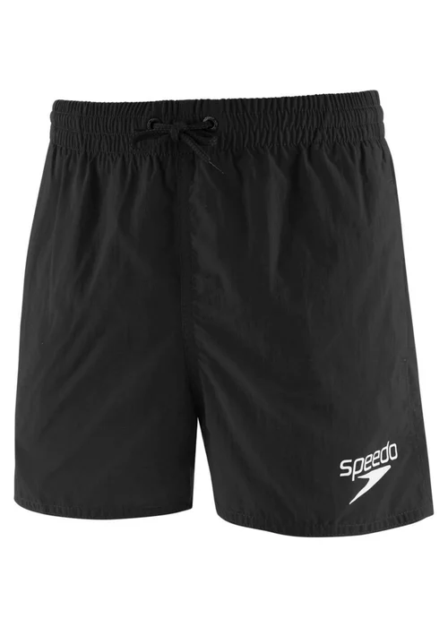 Speedo Boys Black Essential Swim Shorts (4-14yrs) - Age 6-7 Years Image 1