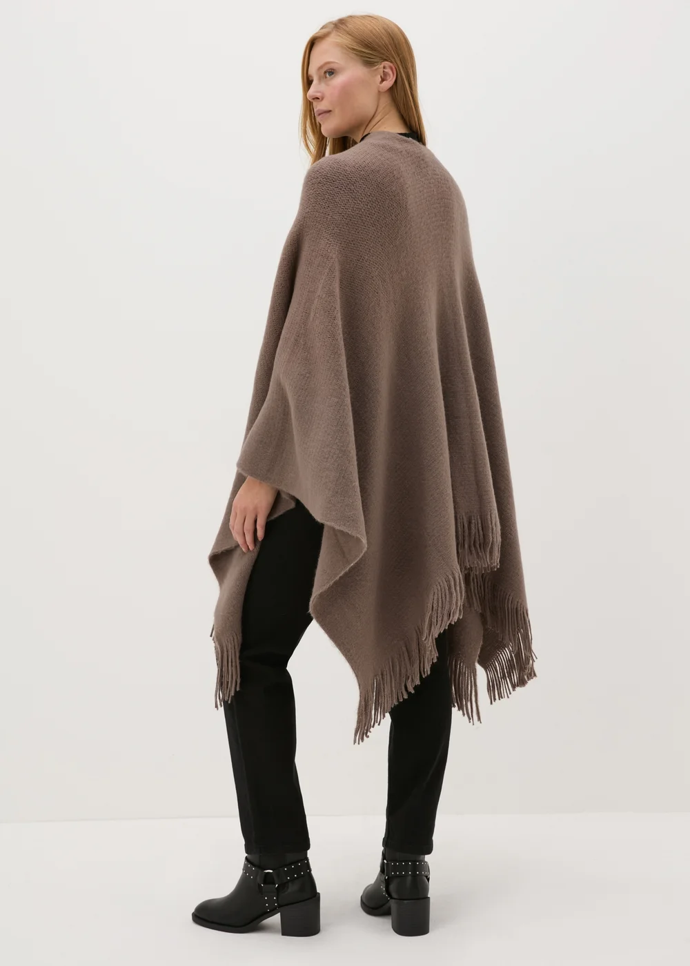 Brown Shawl - One Size Image 2