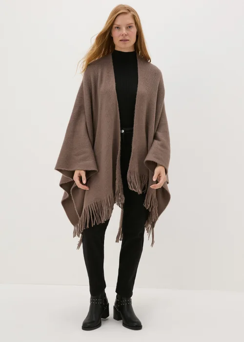 Brown Shawl - One Size Image 1