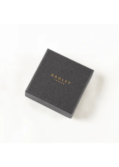 Radley London Silver Sterling Mother of Pearl Heart Shaped Studs - One Size Image 4