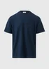 Navy Embroidered T-Shirt - S Image 5