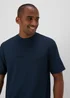 Navy Embroidered T-Shirt - S Image 3