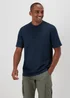 Navy Embroidered T-Shirt - S Image 1