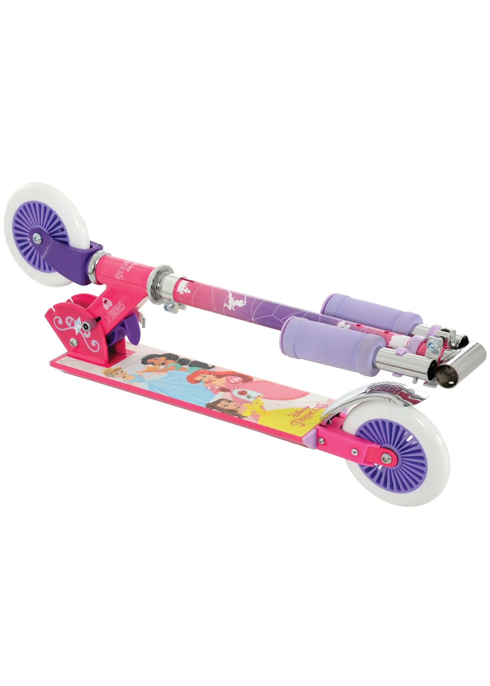 Disney Princess Folding Inline Scooter - One Size Image 3