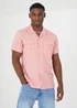 Brave Soul Pink Short Sleeve Shirt - XL Image 1