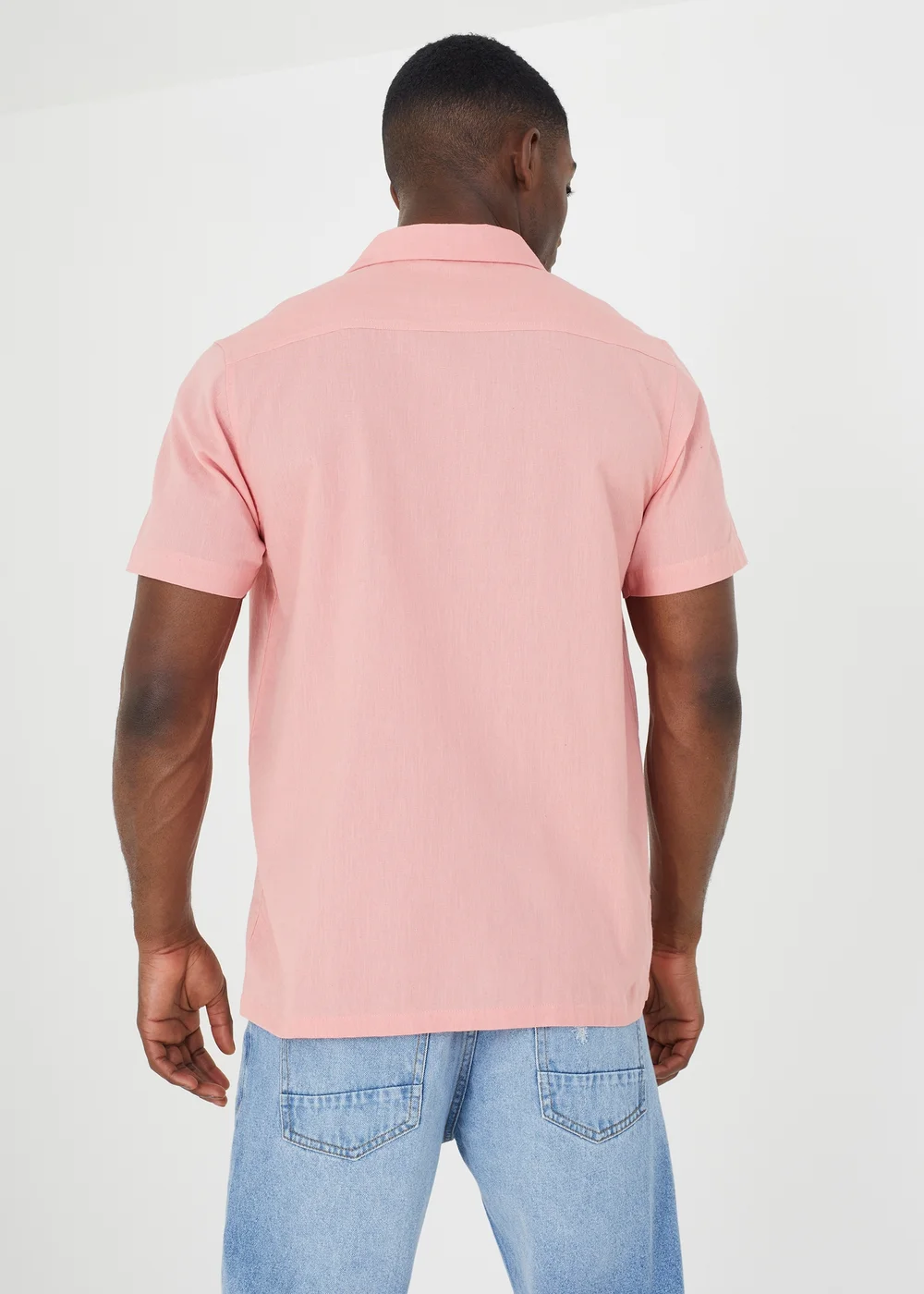 Brave Soul Pink Short Sleeve Shirt - XL Image 2