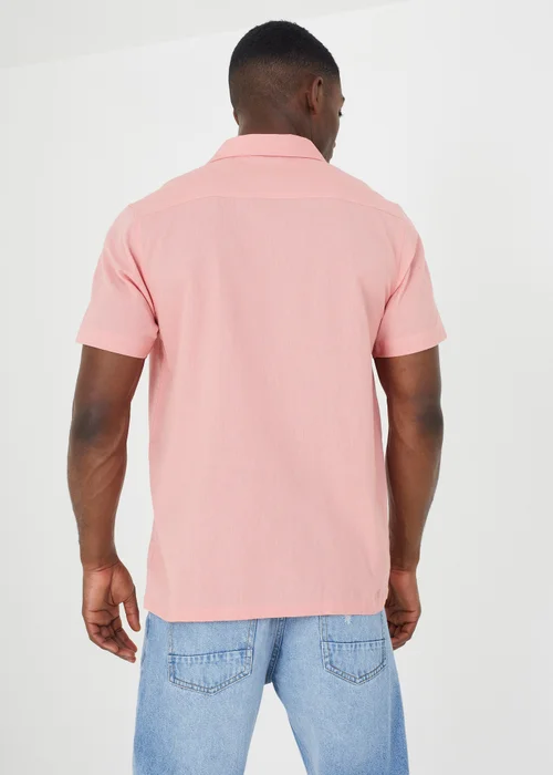 Brave Soul Pink Short Sleeve Shirt - XL Image 2