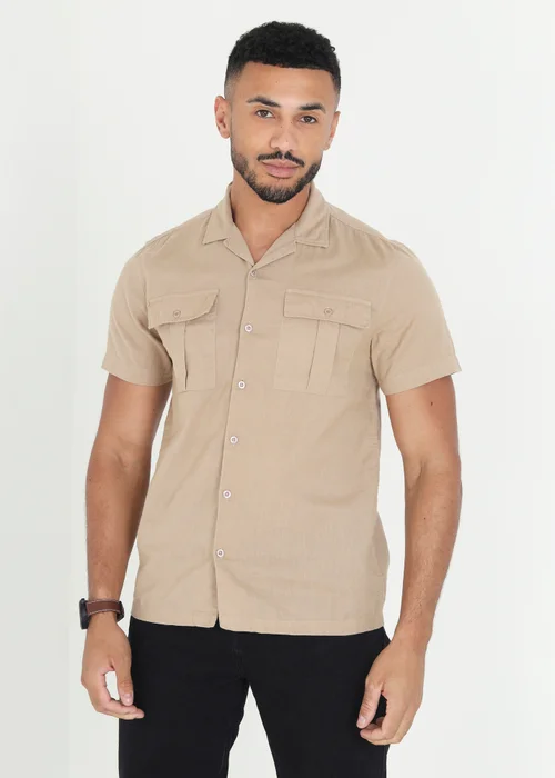 Brave Soul Stone Short Sleeve Shirt - S Image 1