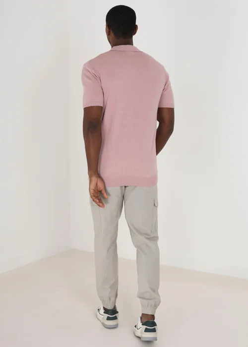 Brave Soul Stone Cotton Linen Blend Cargo Trousers - 30/L32 Image 2