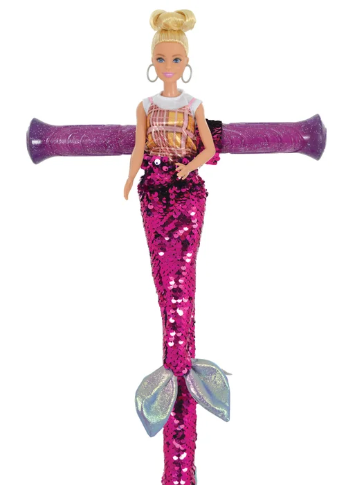 Barbie Sequin Mermaid Inline Scooter - One Size Image 2