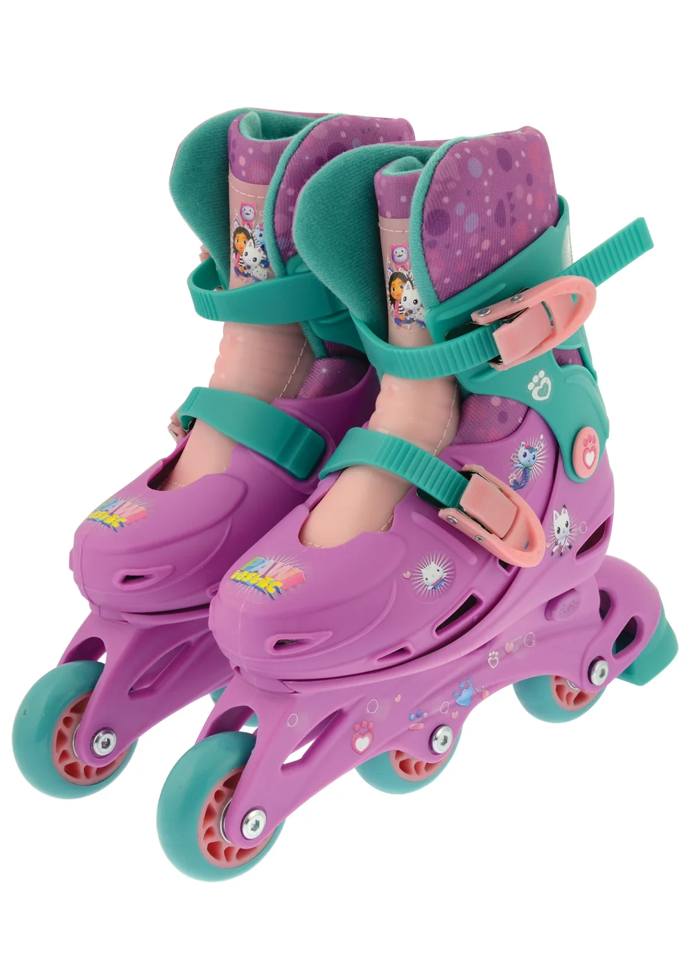 Gabby's Dollhouse Adjustable 2 in 1 Tri to Inline Skates - One Size Image 1