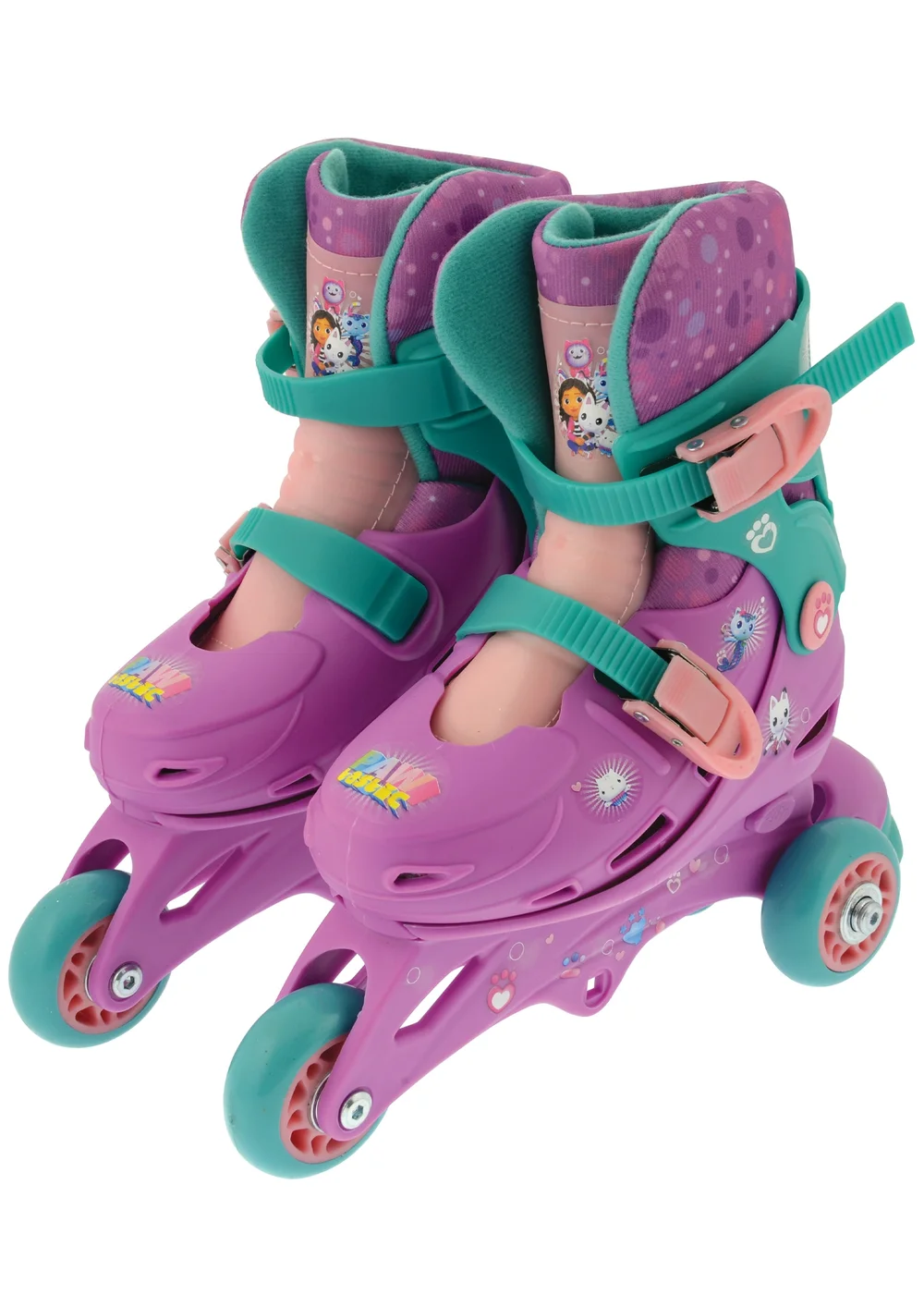Gabby's Dollhouse Adjustable 2 in 1 Tri to Inline Skates - One Size Image 2