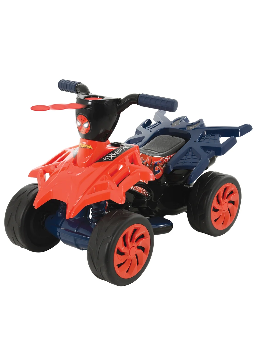 Spiderman 6v Web Slinger Light Up Quad - One Size Image 1