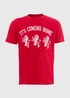 Red Football T-Shirt - S Image 5