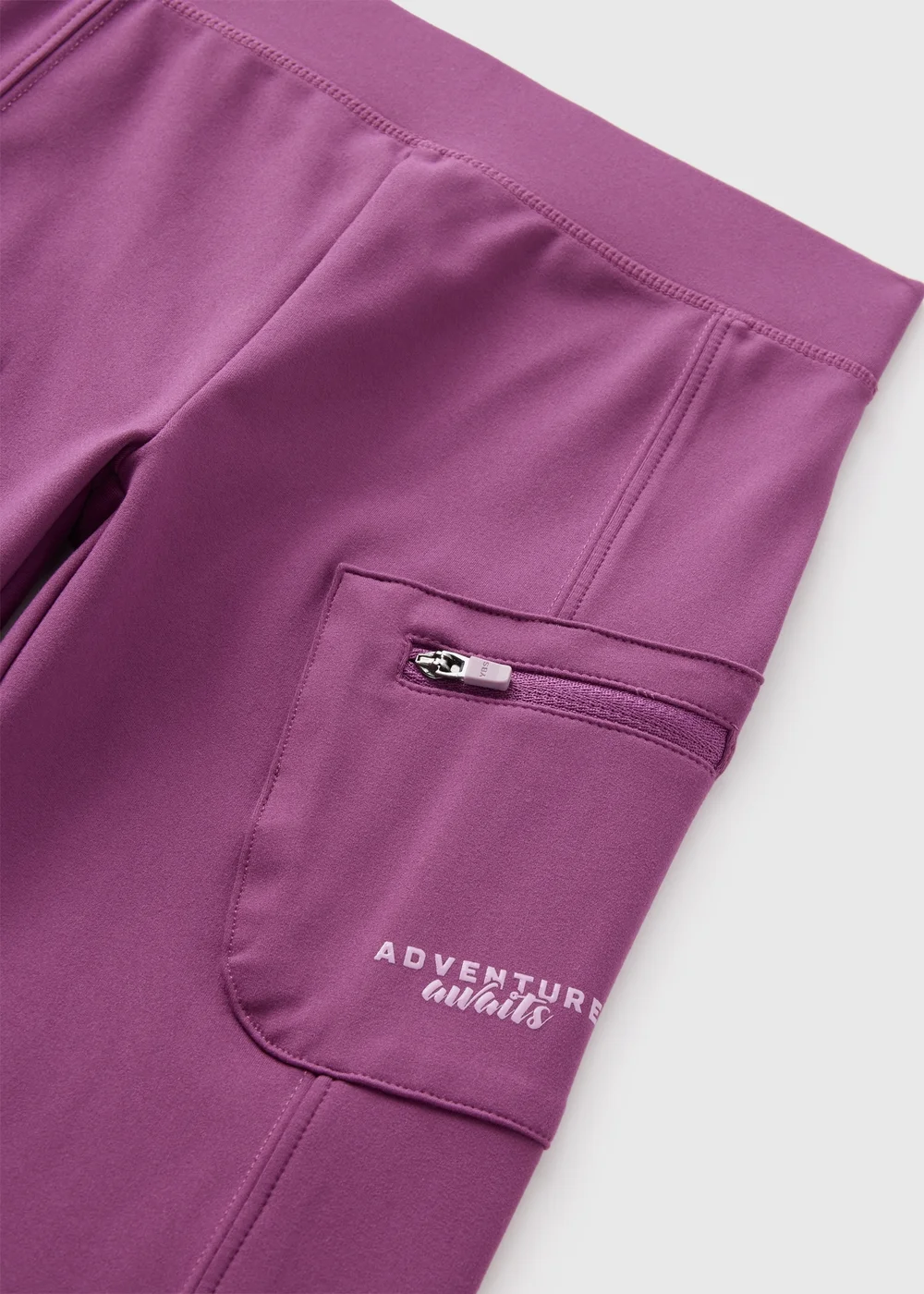 Girls Purple Evergreen Leggings (7-15yrs) - 8 Yrs Image 2