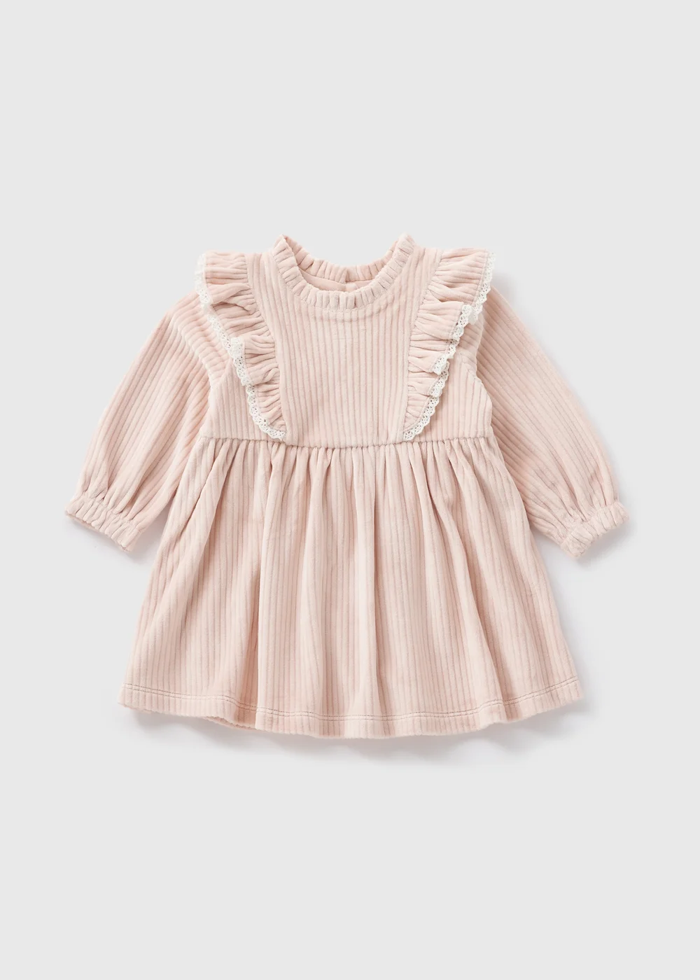 Baby Pink Cord Dress (Newborn-23mths) - 0-3 months Image 1