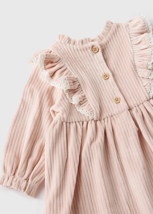 Baby Pink Cord Dress (Newborn-23mths) - 0-3 months Image 2