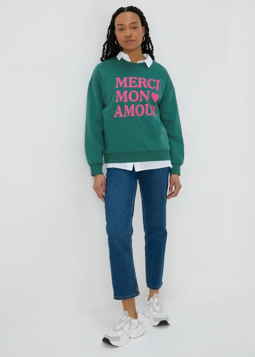 Green Merci Sweatshirt - S Image 4