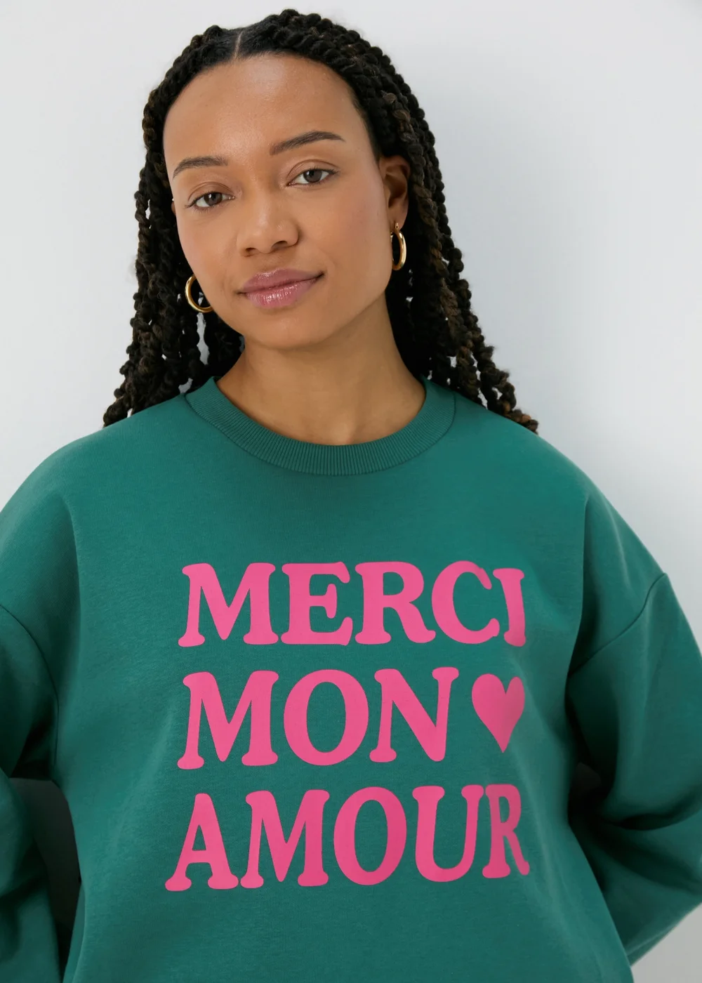 Green Merci Sweatshirt - S Image 3