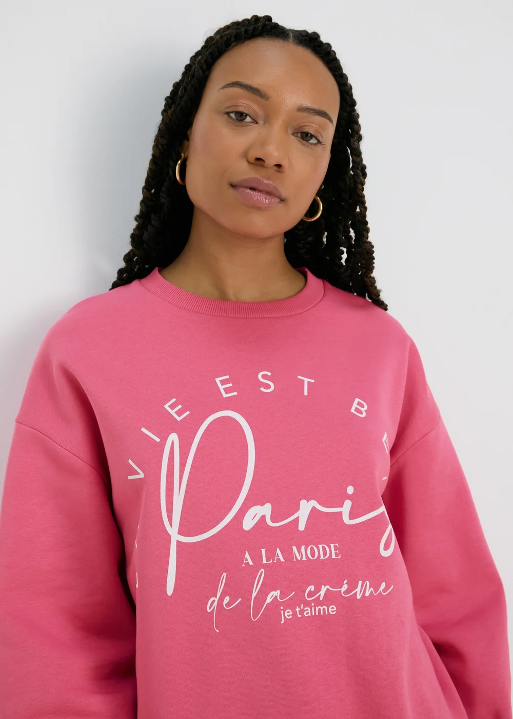 Pink Paris Sweatshirt - S Image 3