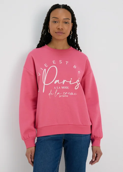 Pink Paris Sweatshirt - S Image 1