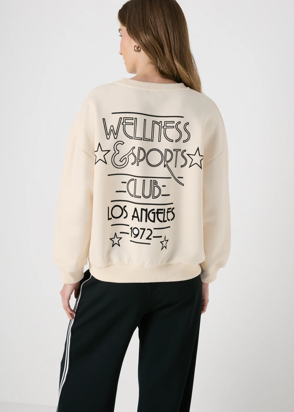 Papaya Petite Cream Wellness Sweatshirt - XS Image 2