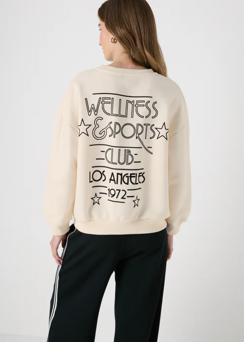 Papaya Petite Cream Wellness Sweatshirt - XS Image 2
