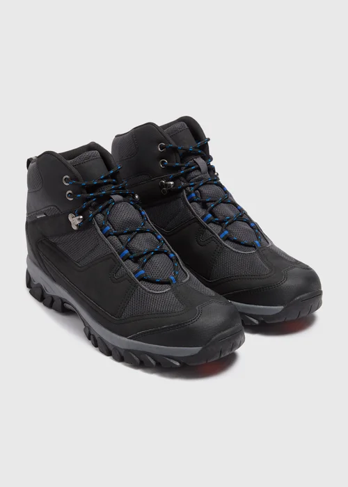 Black Water Resistant Trek Boots - 6 Image 1