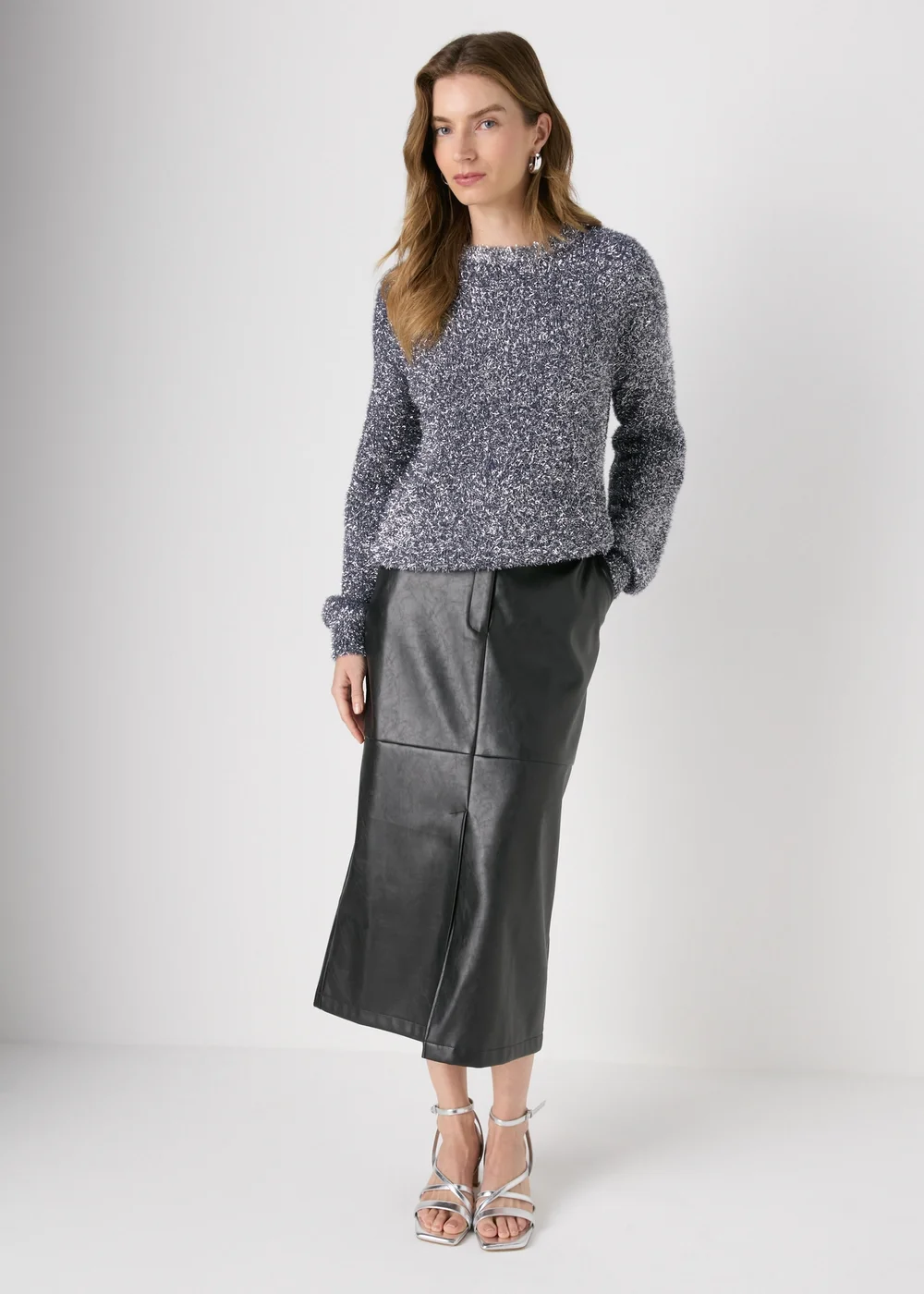 Blue Tinsel Knitted Jumper - XS Image 3