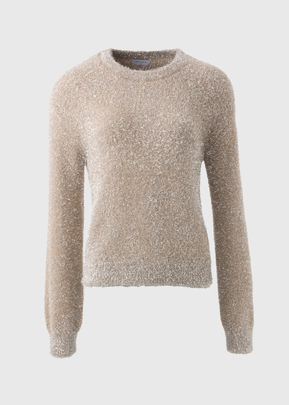 Papaya Petite Cream Tinsel Jumper - XS Image 4