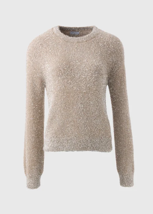 Papaya Petite Cream Tinsel Jumper - XS Image 4