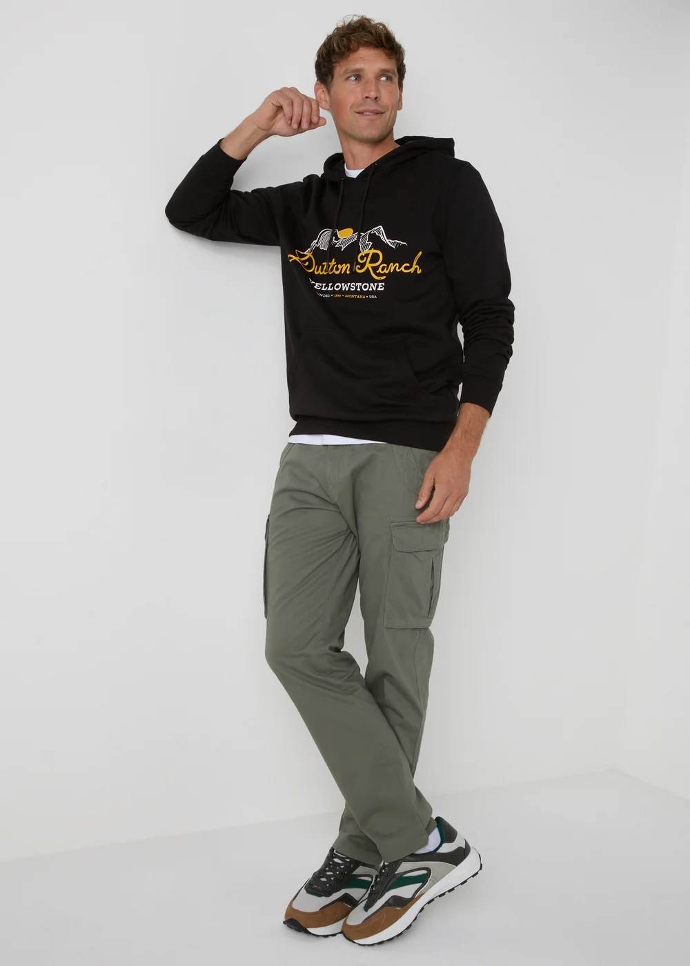 Yellowstone Black Printed Hoodie - S Image 3