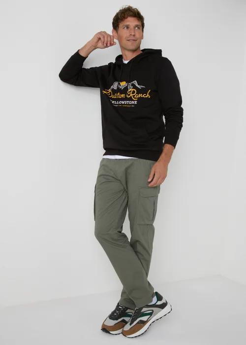 Yellowstone Black Printed Hoodie - S Image 3