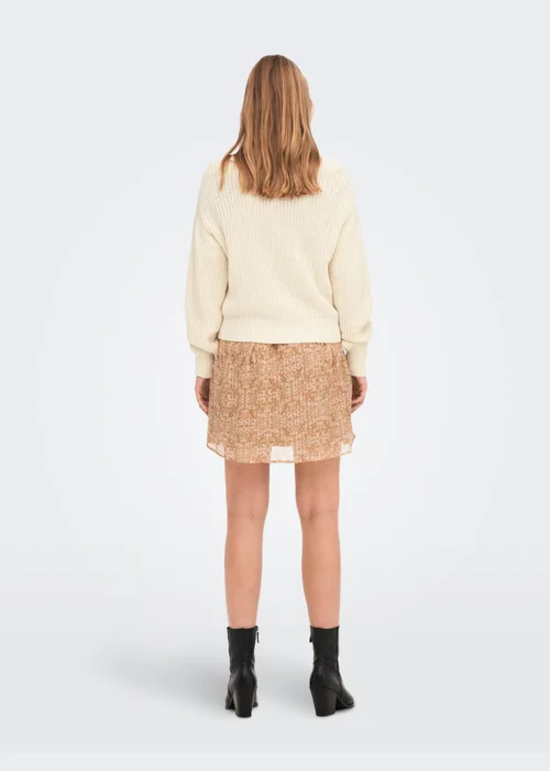 JDY Cream Knitted Cardigan - 8 Image 2