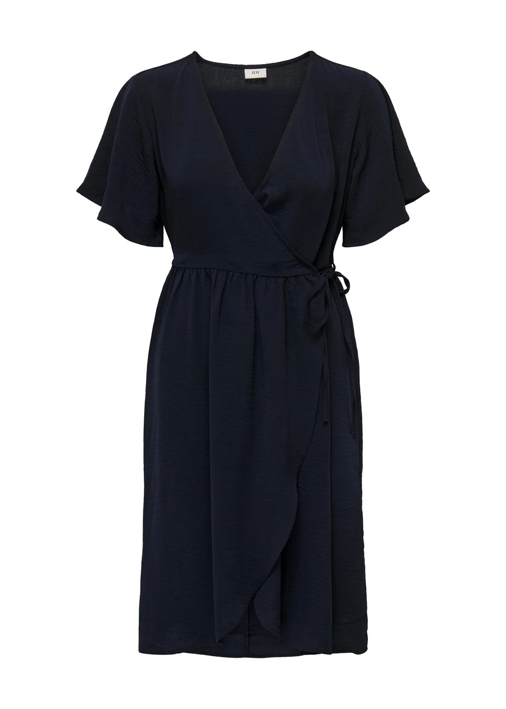 JDY Navy Wrap Midi Dress - 6 Image 1