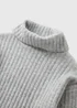 Girls Grey Roll Neck Knitted Dresses (7-15yrs) - Age 7 Years Image 2