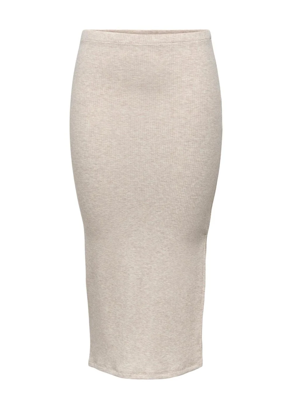 Cream Ribbed Midi Skirt - Size 6 Image 5