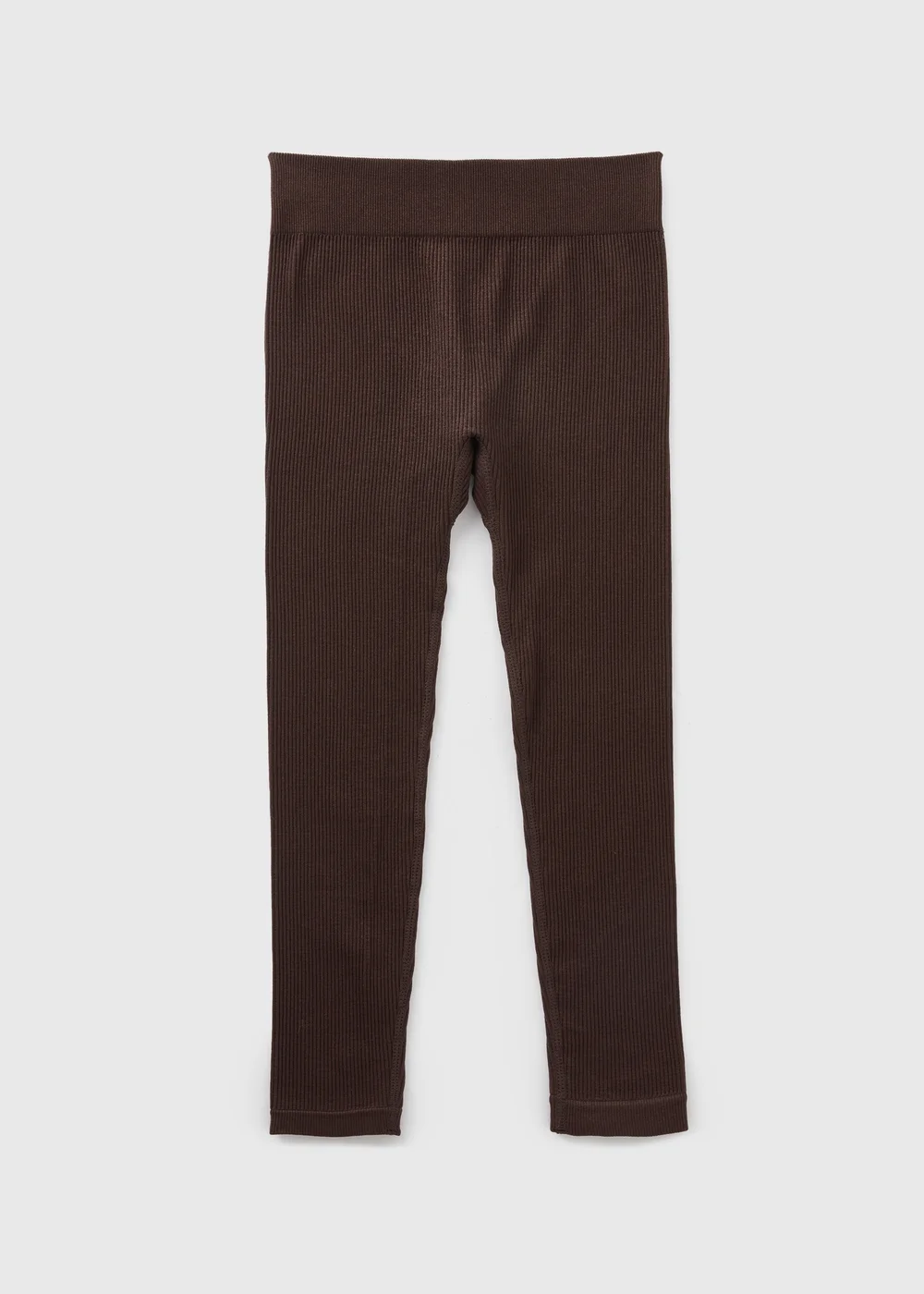 Girls Brown Seamless Leggings (7-15yrs) - S Image 1